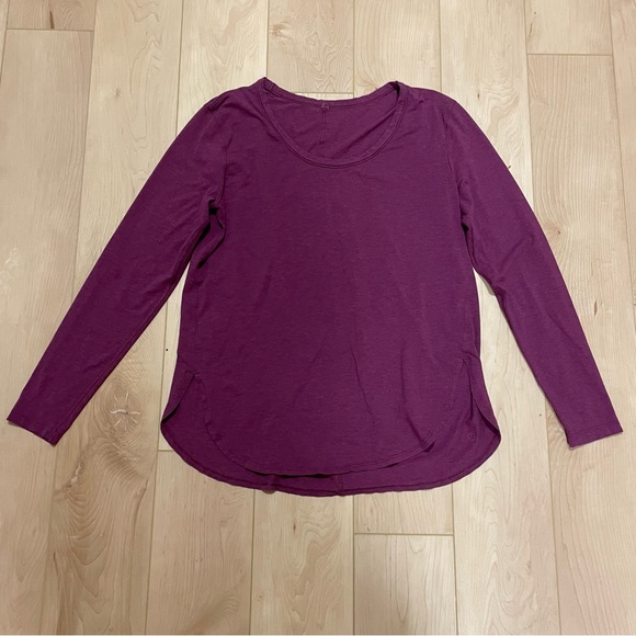 Lululemon Love Scoop Long SleeveHeathered Chilled Grape - Picture 4 of 9
